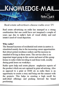 Real estate advertisers choose radio over TV