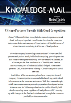 VMware Partner Wrestle With Cloud Co-opetition