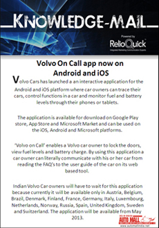 Volvo On app now on Androiad and iOS